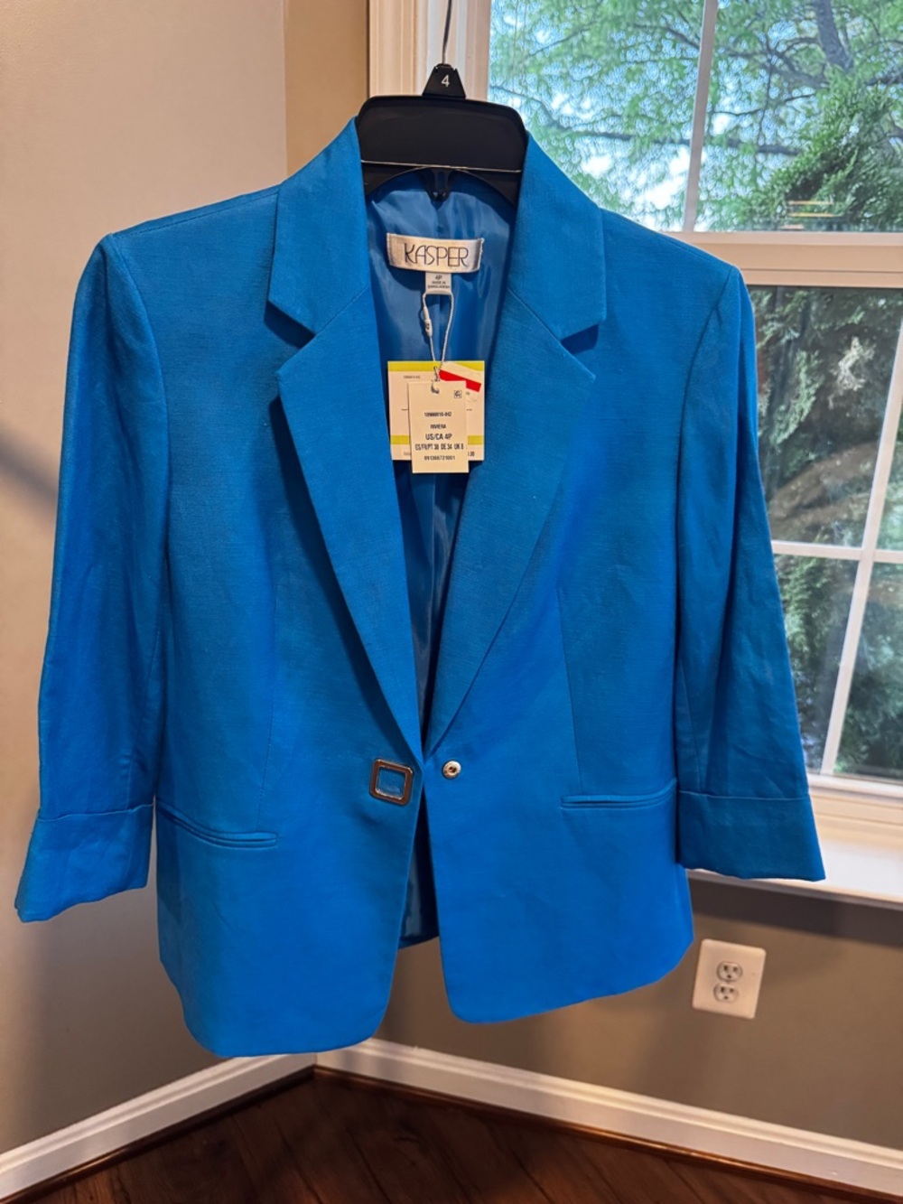 Kasper Vibrant Blue Tailored Blazer